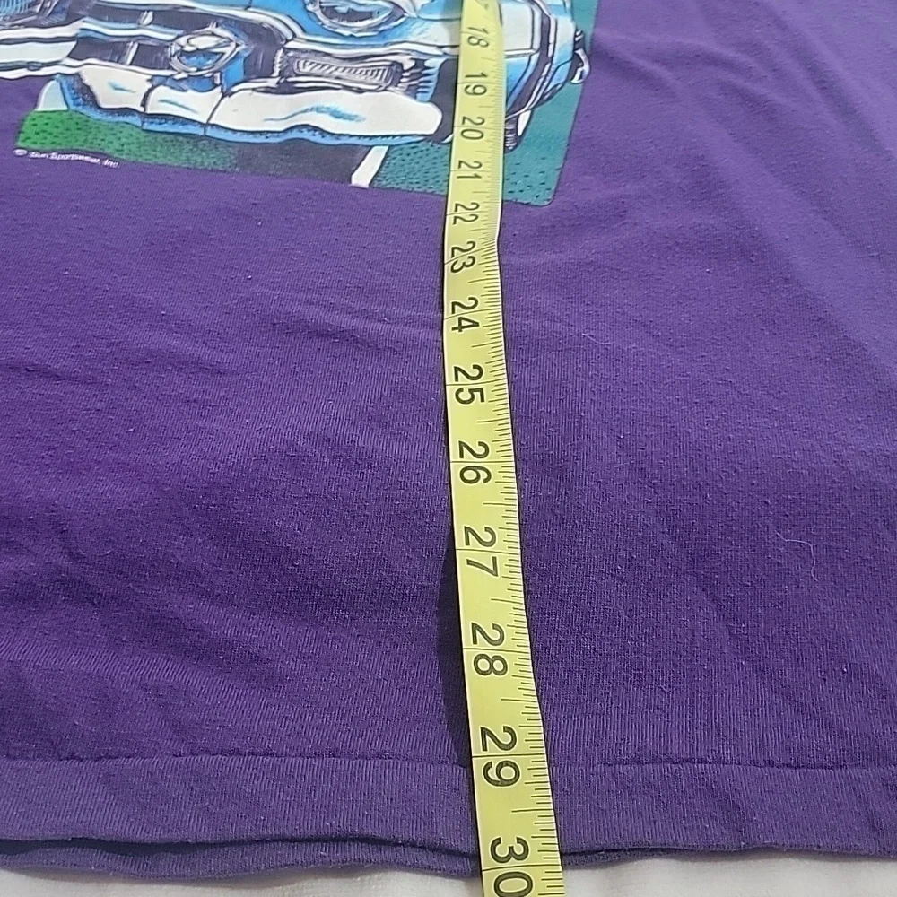 Sun Sportswear Vintage Single Stitch Chrome Cruisers of the 50s Purple Tee